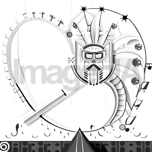 Imagen abstracta creada con Inteligencia Artificial