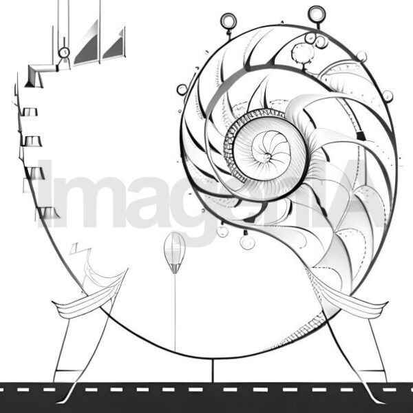 Imagen abstracta creada con Inteligencia Artificial