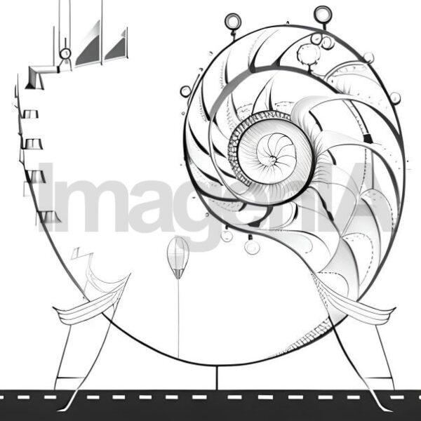 Imagen abstracta creada con Inteligencia Artificial